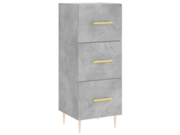 Sideboard, Sideboards Vidaxl Cinzeto Madeira Processada (n/a)