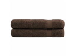 Vidaxl Toalhas Premium Solund 2 Pcs 100x200 Cm 600 Gsm Castanho