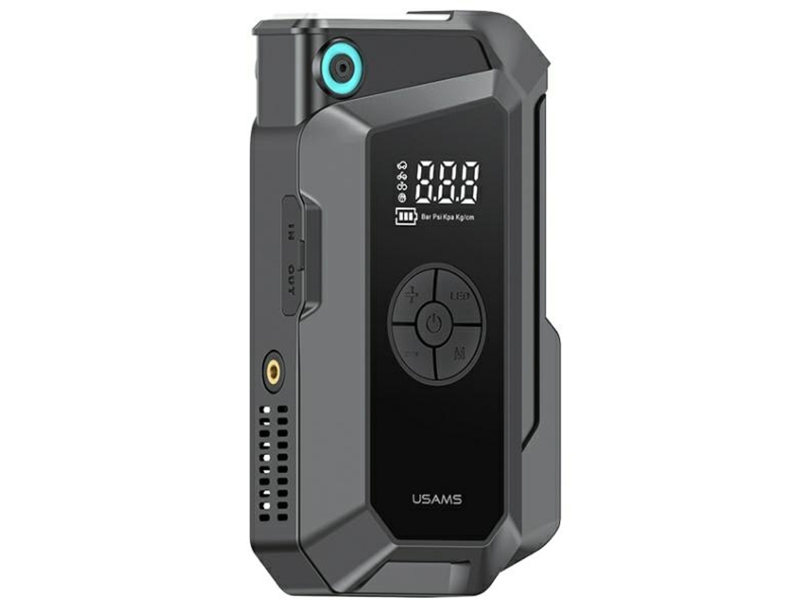 Usams Powerbank 8000mah Com Lanterna Para Celulares De Carro Carregamento Rápido