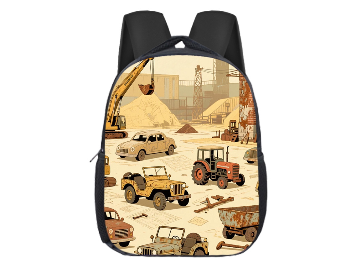 Mochila Escolar, Infantil, Grande Capacidade, Multifuncional, Fofa, Estampa De Desenho Animado