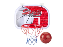 Mali aro de Basquete Mini 34x30cm para Interior com Bola e Bomba Brinquedo Presente para Crianças e Adultos