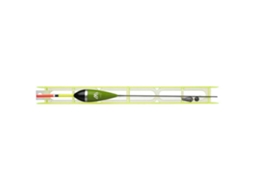 Flutuador Set 005 H10 Verde 4 Gmikado