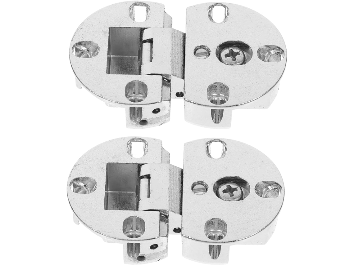 E Ocultas Para Portas De Armário Com Design 2 Peças Em Liga Zinco