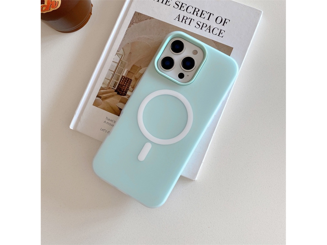 Capa Para Iphone 17 Pro Em Tecido Magnético Com Toque Fosco.
