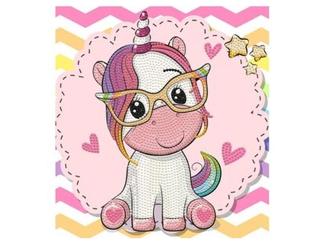 Kit De Manualidades Diamond Dotz Modelo Unicornio Rosa De 2071 Piezas Madnesstoysp23