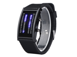 Reloj Electrónico Led Unisex Con Correa De Plástico Y Función De Fecha