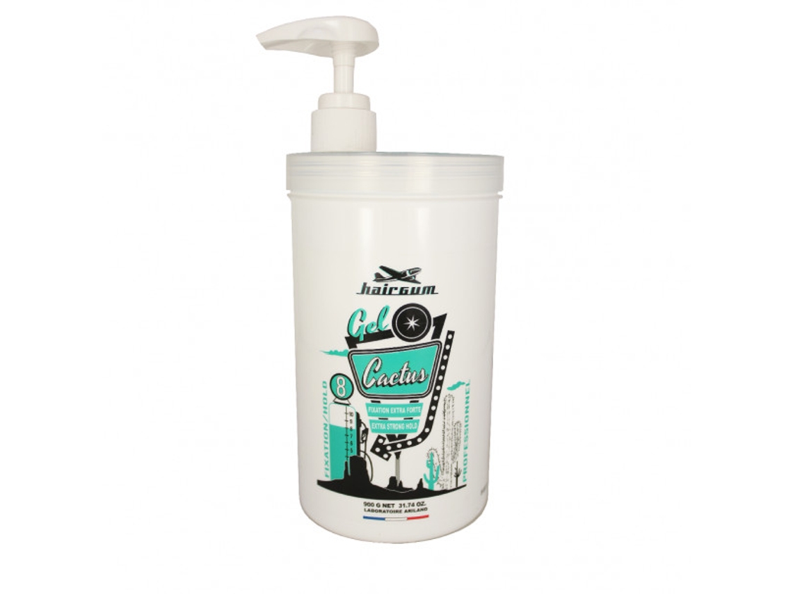Gel Fixador Cactus 8 Extra Forte 900 ml HAIRGUM