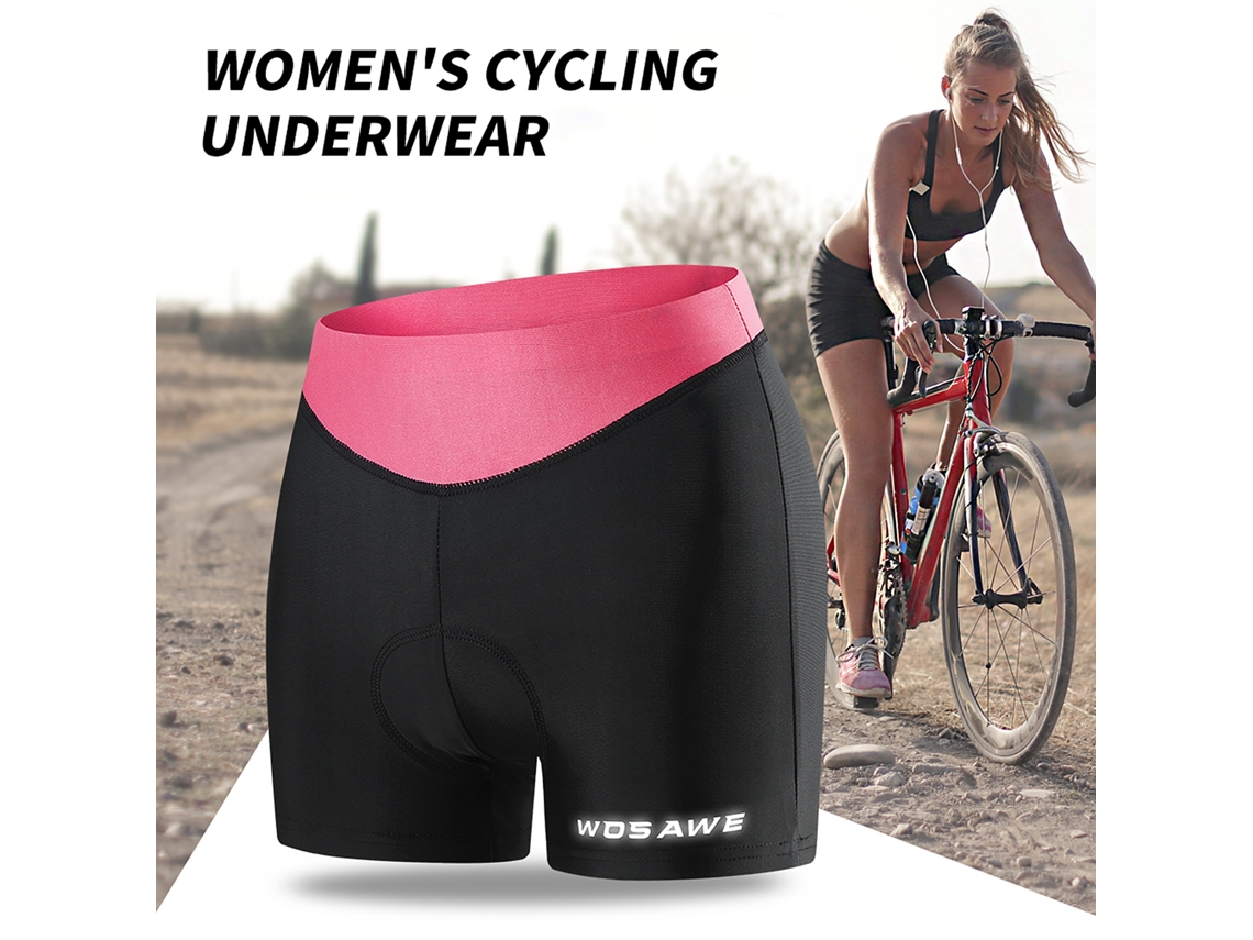 Calcinha de Ciclismo Mali para mulher, com acolchoamento