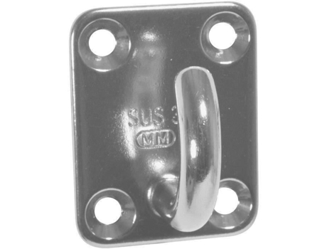 Placa Retangular 35x40mm Ganchos Abertos Øfio 6mm Uc2 Chapuis