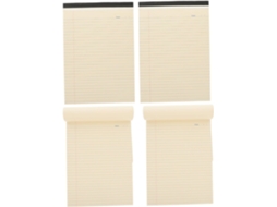 Bloco De Notas Prático A4 4pcs Em Papel Bege, Bloco De Notas Para Déchirer