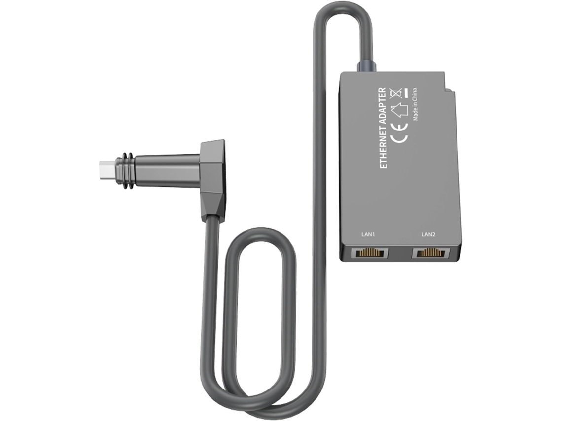 Adaptador Ethernet Via Satélite, De Rede 1 Gbps Com 2 Portas Rj45,