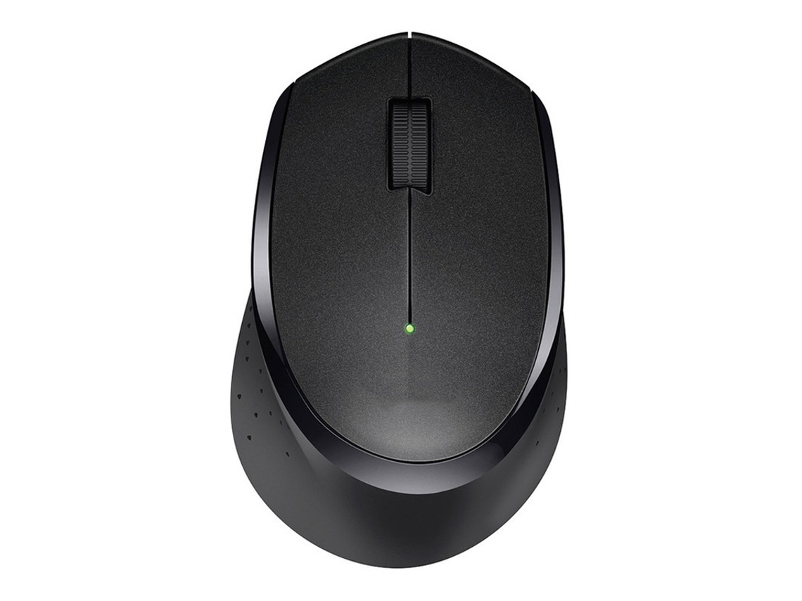 Rato Yizhood M330 Silencioso Sem Fio 1000dpi Silencioso Óptico 2.4ghz Com Receptor Usb Para Escritório Casa Usando Pc Preto