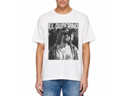 Rockinstone The Big Lebowski El Duderino White Adult T-shirt Size:m