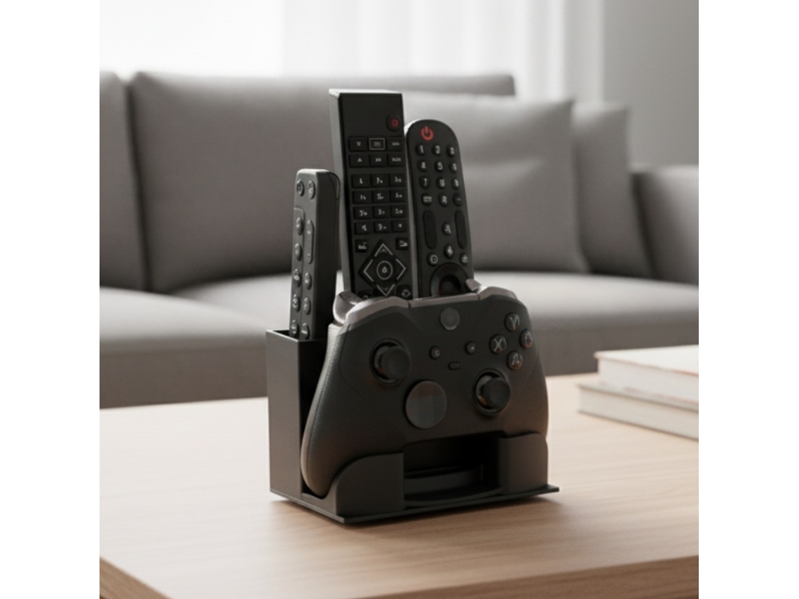 Suporte para Controle de Videogame Xbox e Controle Remoto de Tv, Preto, Tamanho M BRILVIBERA