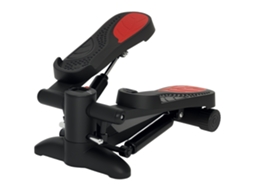 Mini Stepper Fitness Com Lcd E Pedais Antiderrapantes Preto