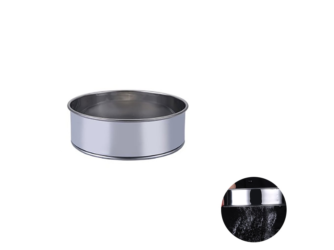 Crivo de Açúcar Inox LAXISCREED Ferramenta de Cozinha