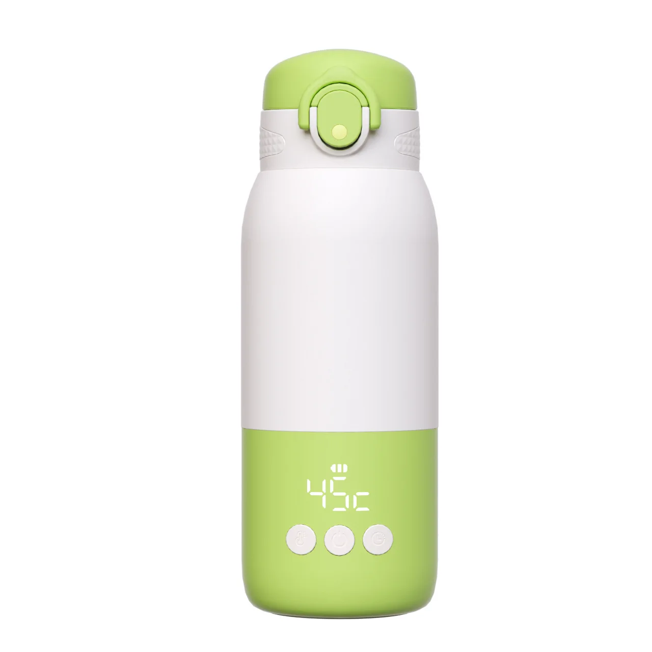 Aquecedor de Mamadeiras Portátil Sem Fio, Chaleira em Aço Inoxidável 316l MDUG (verde)