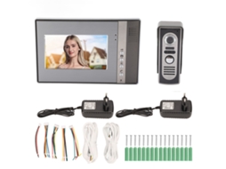 Sistema Intercom Portão Com Tela 7" Visão Noturna