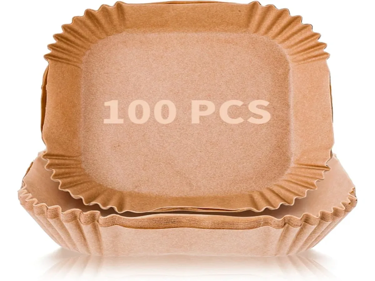 Papel Lurelia para fritadeira a ar, 100 unidades, 20 cm, antiaderente