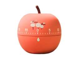 Temporizador De Cozinha Justup Frutas Doces, Temporizador De Cozinha Manual Divertido Com Formato Maçã, Alarme Para Cozinha