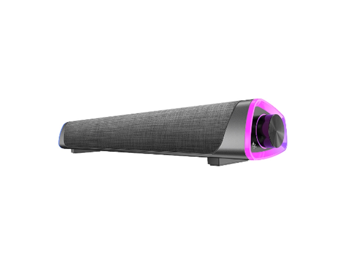 Barra de Som Estéreo com Subwoofer 4d para Computador com Bluetooth MDUG (preto)