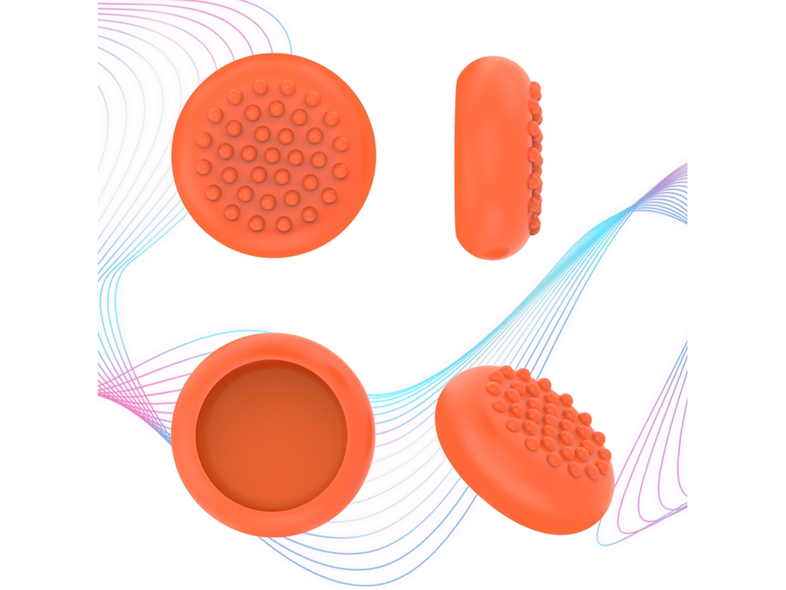 Tapas de Silicone para Joysticks de Comando ZYBLSSBB (laranja)