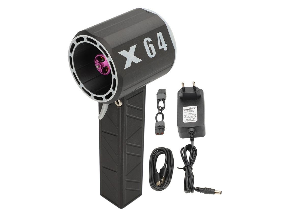 Ventilador Portátil Turbina 64mm Sem Escova 100 240v Plugue Eu