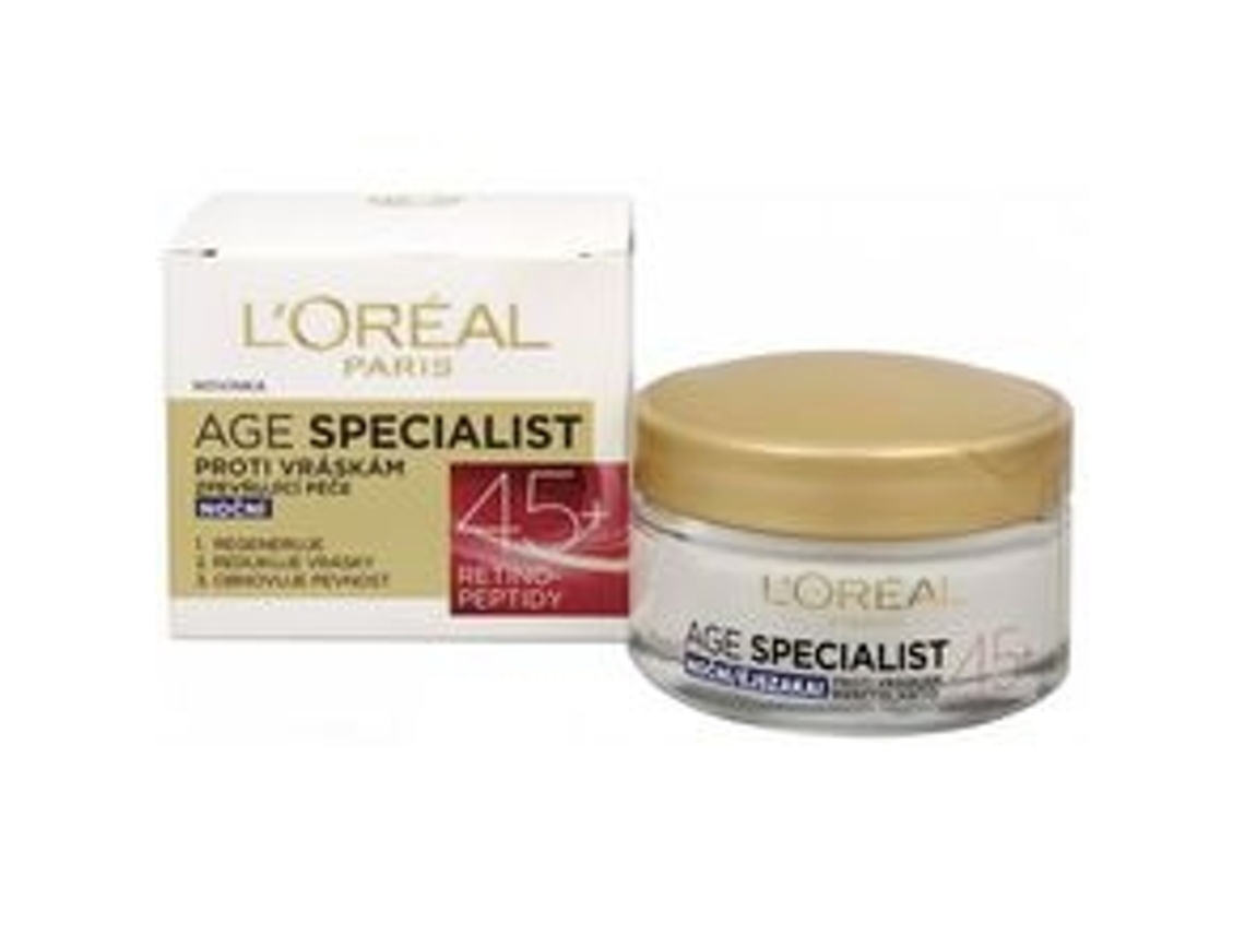 L´ORÉAL Night Wrinkle Cream Age 45+ Specialist 50Ml