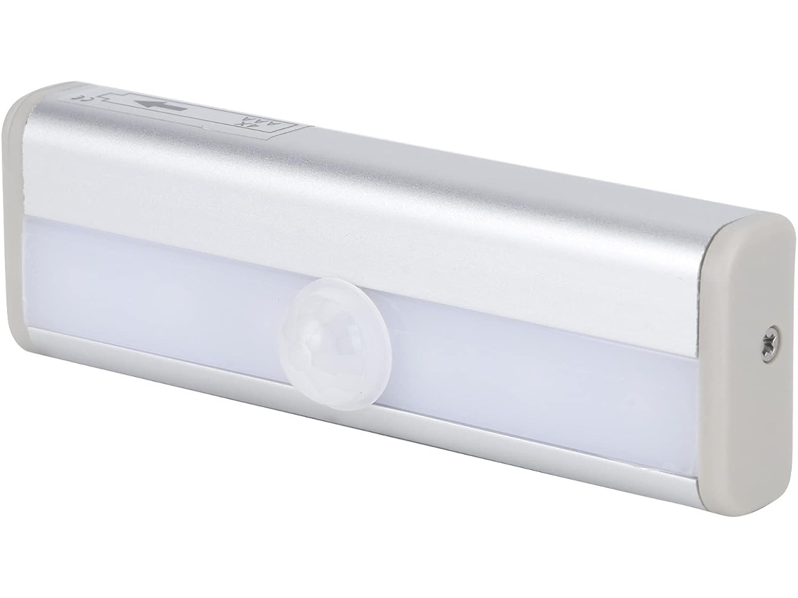 Luminária De Armário Com 6 Leds, Luz Noturna Por Indução Sensor
