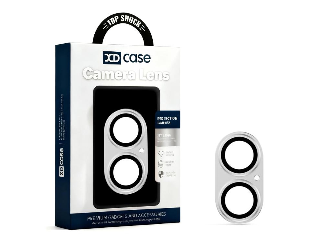Capa Para Iphone 17 Com Proteção Total E Protetor De Lente Em Metal Fosco.
