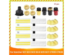 Conjunto De 21 Peças De Reposição Para Limpador A Vapor Sc1, Sc3, Sc4, Sc5 E Sc7._glo