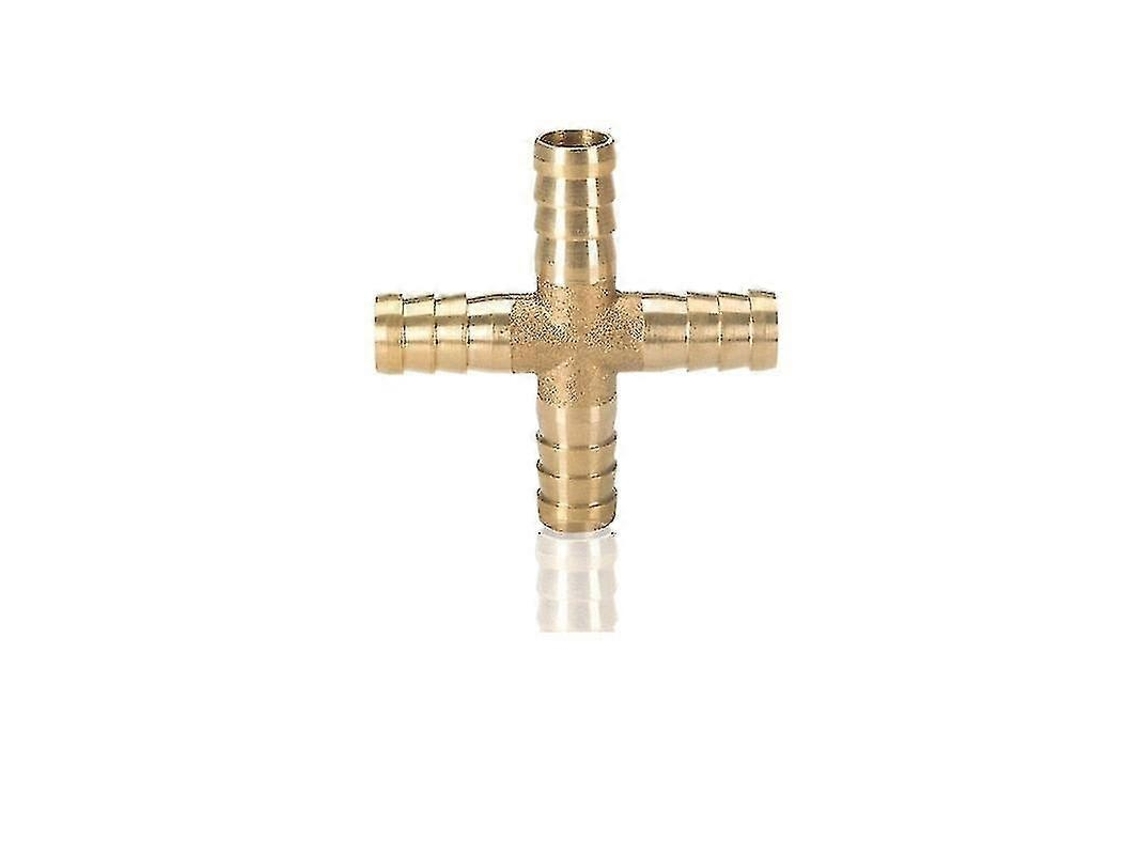 Conexão De Latão Com Espigão Para Tubos, 2, 3 Ou 4 Vias, Mangueiras Cobre Mm, 5 6 8 10 12 16 Mm E 19 Wellngs Vias Aquaforge