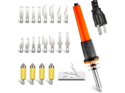 Kit De Cortador Elétrico Com Lâmina Quente Para Gravação,