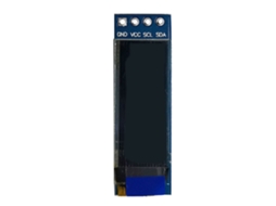 Módulo De Display Oled De 0.91 Polegada Com Interface I2c Iic Diodo Emissor De Luz Orgânico Para Dispositivos Eletrônicos Diy