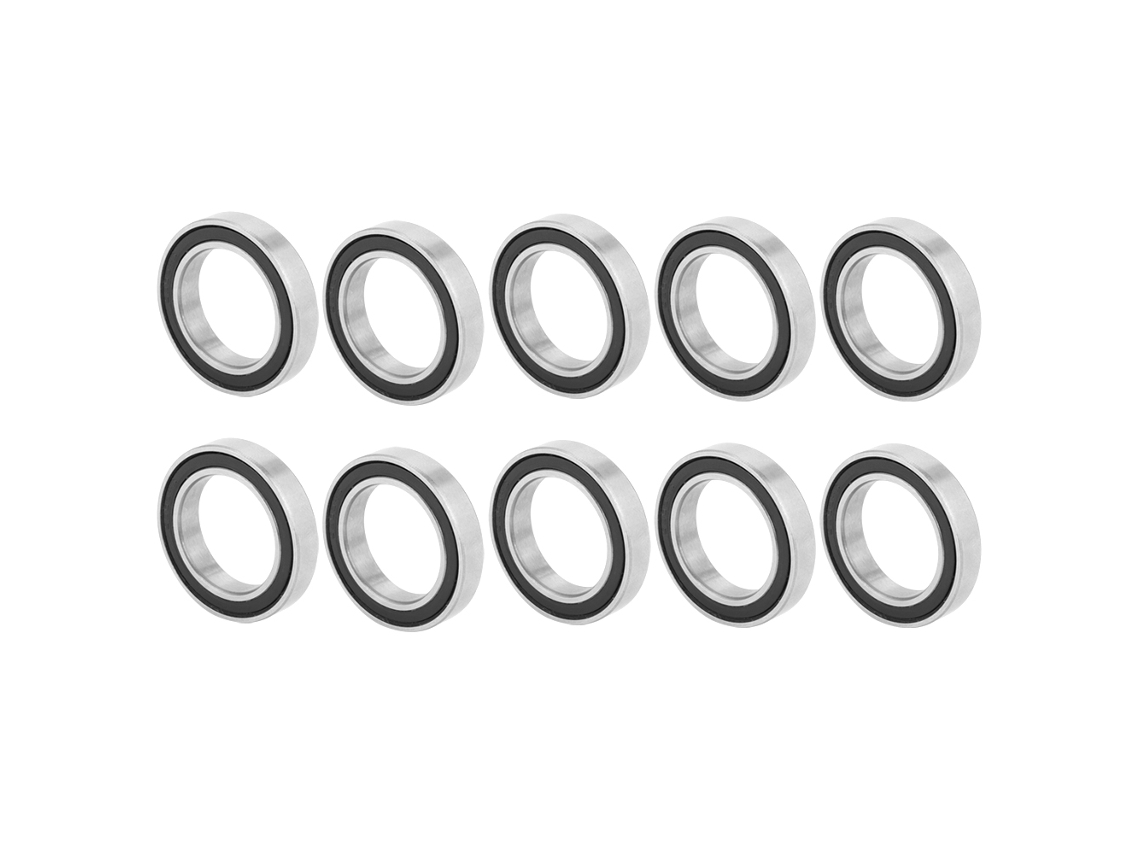 10pcs Rolamentos De Bola Com Canal Profundo 6803-2rs Vedados Em Borracha 17x26x5mm