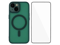 Capa Para Iphone 15 Plus Compatível Com Magsafe Wanlonfeng Qb Series Pc Tpu Capa De Telefone