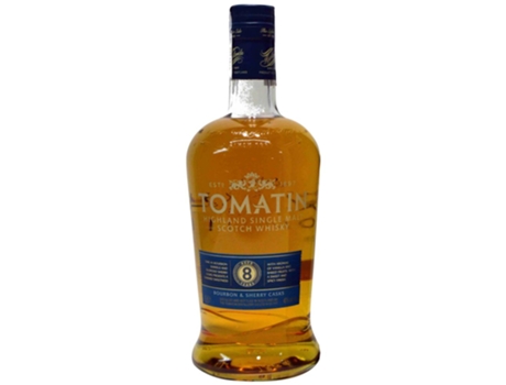 Whisky TOMATIN Single Malt Tomatin 8 Bourbon & Sherry Casks (1 L - 1 unidade)