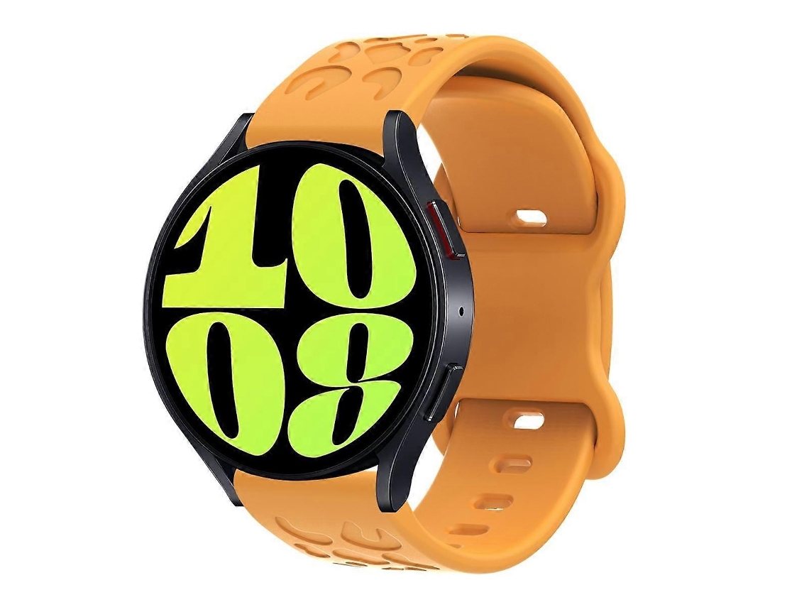 Pulseira De Silicone Para Relógio Com Estampa De Leopardo E Fecho Borboleta Da Kalebol