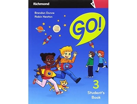 Livro Go! 3ºprimaria Students Pack Da Editorial Richmond De Brendan Dunne E Robin Newton (inglês)