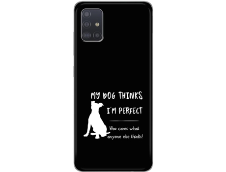 Capa THE CASES MARKET para Samsung Galaxy A51 4G Silicone Design Animais