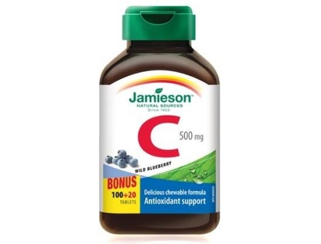 Suplemento Alimentar JAMIESON Vit C Mirtilo (120 comprimidos)