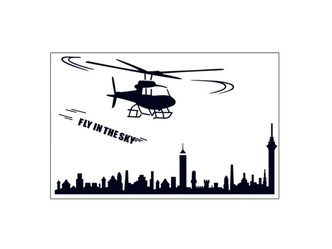 Adesivo De Parede Com Avião Cartoon Da Laxiscreed Para Decoração Infantil