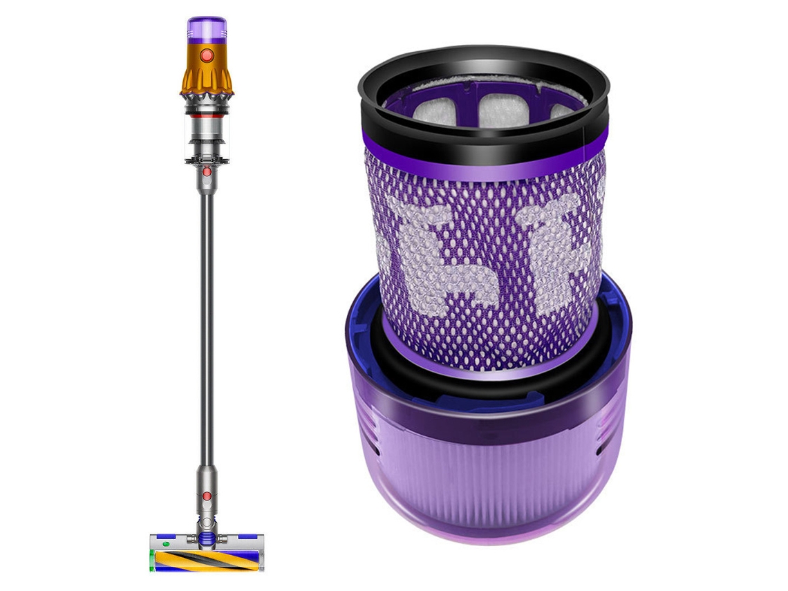 Filtro lavável reutilizável de substituição para Dyson V12 Detect Slim 971517-01 Ferramenta de limpeza de vassoura doméstica 1 * filtro para Dyson V12