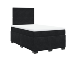Box Spring Bed, Box Spring Beds Vidaxl Preto Veludo (120 X 190 Cm)