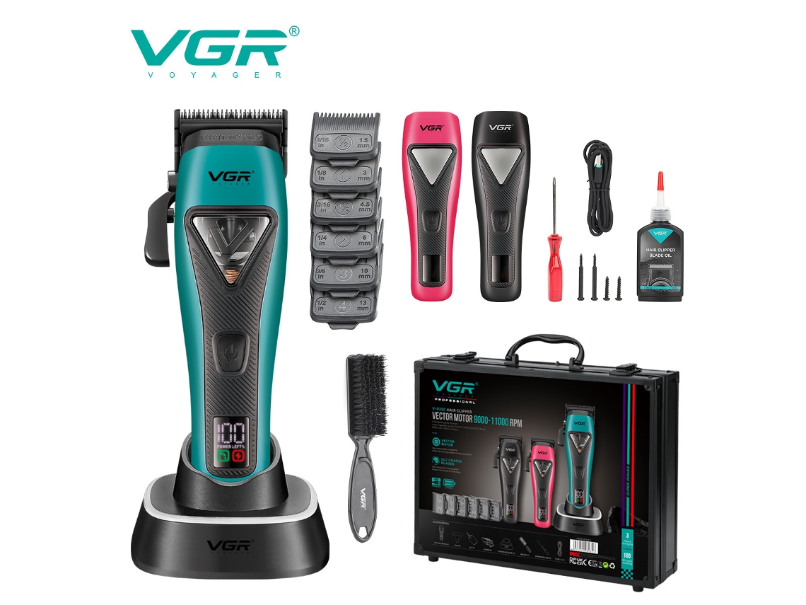 Máquina de Cortar Cabelo Elétrica Inteligente com Velocidade Variável e Motor Sem Escovas de Alta Velocidade. MDUG