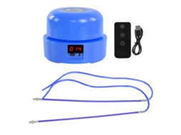 Mali máquina de Corda para Pular Elétrica Inteligente com Controle Remoto e Display Lcd Azul