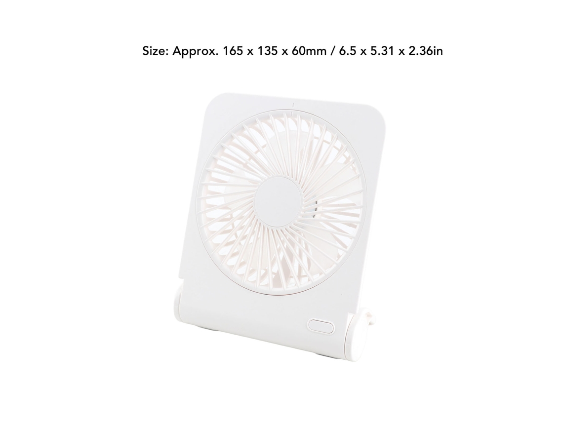 Laxiscreed Ventilador De Secretária Silencioso Com 3 Velocidades Para Uso Confortável E Prático