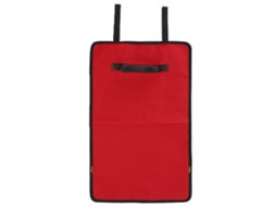 Bolsa de ferramentas enrolável de grande capacidade, feita de tecido Oxford, para reparos e organização (vermelha)