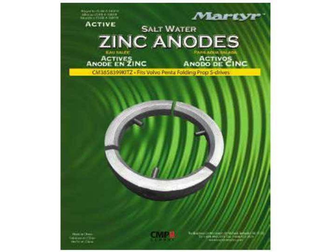 Ânodo MARTYR ANODES Volvo Penta Kit Cinzento