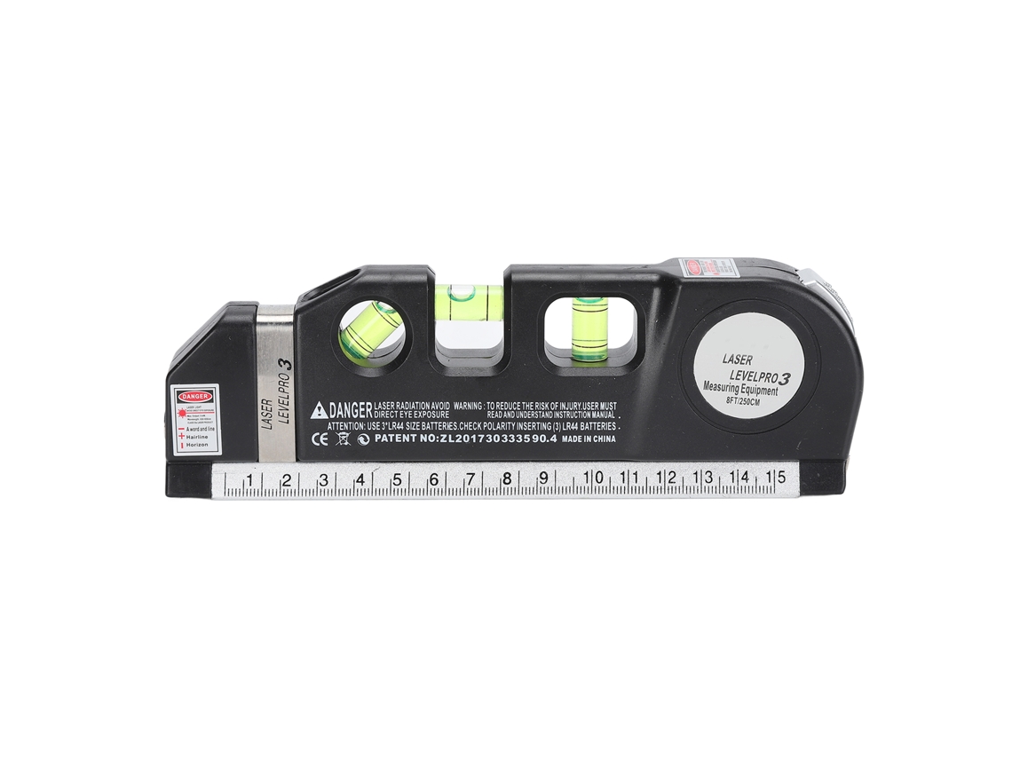 Yuru ferramenta Multipropósito Nível Laser Espirítico Medidor de Fita para Carpintaria
